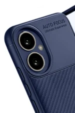 Uray store Honor 400 Kılıf Auto Focus Karbon Kapak - Lacivert - Görsel 3
