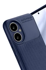 Uray store Honor 400 Kılıf Auto Focus Karbon Kapak - Lacivert - Görsel 4