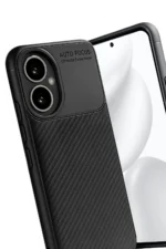 Uray store Honor 400 Kılıf Auto Focus Karbon Kapak - Siyah - Görsel 4