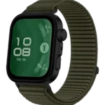 Uray store Huawei Fit 4 Braid Kordon - Koyu Yeşil