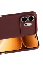 Uray store Huawei Honor 600 First Silikon - Bordo - Görsel 2