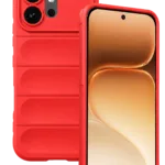 Uray store Huawei Honor 600 Optimum Silikon - Kırmızı