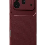 Uray store Huawei Honor 600 Pro Auto Focus Karbon Kapak - Bordo