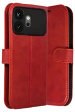 Uray store Huawei Honor 600 Trend S Plus Kapaklı Kılıf - Kırmızı