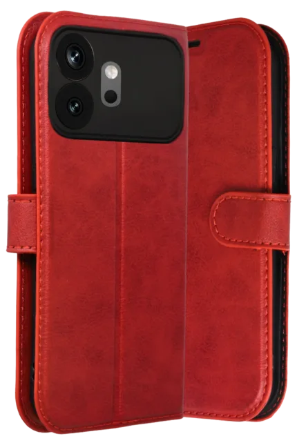 Uray store Huawei Honor 600 Trend S Plus Kapaklı Kılıf - Kırmızı