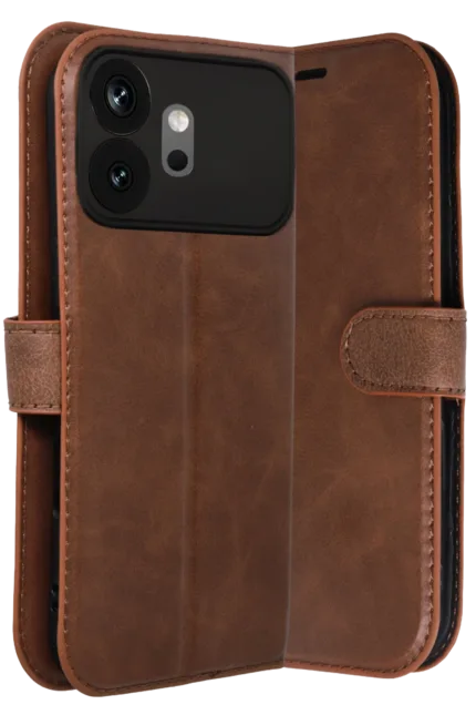 Uray store Huawei Honor 600 Trend S Plus Kapaklı Kılıf - Taba