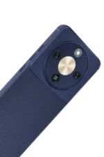 Uray store Huawei Honor Magic 8 Lite Auto Focus Karbon Kapak - Lacivert - Görsel 3
