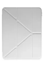 Uray store Huawei Honor Pad 9 Kılıf Kalemlikli Mars Tablet Kılıfı - Gri