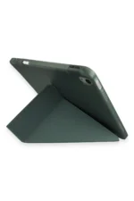 Uray store Huawei Honor Pad 9 Kılıf Kalemlikli Mars Tablet Kılıfı - Koyu Yeşil - Görsel 3