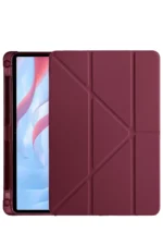 Uray store Huawei Honor Pad X9A Kalemlikli Mars Tablet Kılıfı - Mürdüm