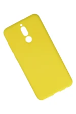 Uray store Huawei Mate 10 Lite Kılıf Nano içi Kadife Silikon - Sarı - Görsel 2