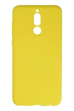 Uray store Huawei Mate 10 Lite Kılıf Nano içi Kadife Silikon - Sarı
