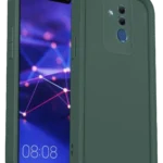 Uray store Huawei Mate 20 Lite Kılıf Viera Silikon - Koyu Yeşil