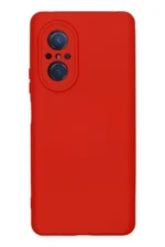 Uray store Huawei Nova 9 SE Kılıf Nano içi Kadife Silikon - Kırmızı