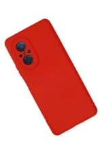 Uray store Huawei Nova 9 SE Kılıf Nano içi Kadife Silikon - Kırmızı - Görsel 3