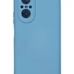 Uray store Huawei Nova 9 SE Kılıf Nano içi Kadife Silikon - Mavi