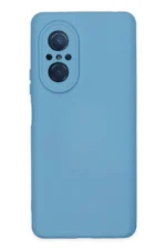 Uray store Huawei Nova 9 SE Kılıf Nano içi Kadife Silikon - Mavi