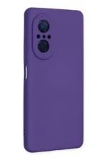 Uray store Huawei Nova 9 SE Kılıf Nano içi Kadife Silikon - Mor - Görsel 2