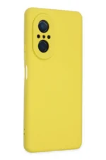 Uray store Huawei Nova 9 SE Kılıf Nano içi Kadife Silikon - Sarı - Görsel 2
