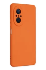 Uray store Huawei Nova 9 SE Kılıf Nano içi Kadife Silikon - Turuncu - Görsel 2