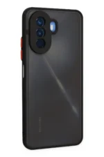 Uray store Huawei Nova Y70 Kılıf Montreal Silikon Kapak - Siyah - Görsel 2