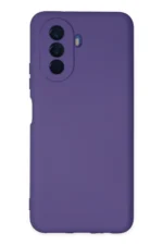 Uray store Huawei Nova Y70 Kılıf Nano içi Kadife Silikon - Mor