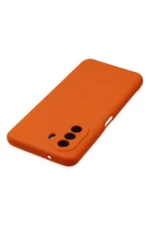 Uray store Huawei Nova Y70 Kılıf Nano içi Kadife Silikon - Turuncu - Görsel 5