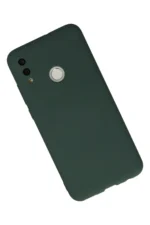 Uray store Huawei P Smart 2019 Kılıf Nano içi Kadife Silikon - Koyu Yeşil - Görsel 2