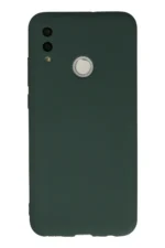 Uray store Huawei P Smart 2019 Kılıf Nano içi Kadife Silikon - Koyu Yeşil