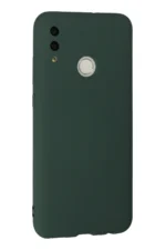 Uray store Huawei P Smart 2019 Kılıf Nano içi Kadife Silikon - Koyu Yeşil - Görsel 3