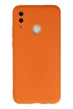 Uray store Huawei P Smart 2019 Kılıf Nano içi Kadife Silikon - Turuncu