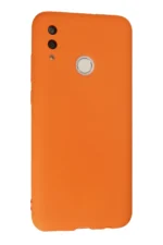 Uray store Huawei P Smart 2019 Kılıf Nano içi Kadife Silikon - Turuncu - Görsel 3