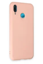 Uray store Huawei P20 Lite Kılıf Nano içi Kadife Silikon - Pudra - Görsel 2