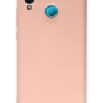 Uray store Huawei P20 Lite Kılıf Nano içi Kadife Silikon - Pudra