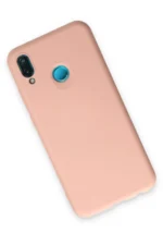 Uray store Huawei P20 Lite Kılıf Nano içi Kadife Silikon - Pudra - Görsel 3