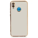 Uray store Huawei P20 Lite Kılıf Volet Silikon - Beyaz