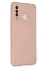 Uray store Huawei P30 Lite Kılıf Nano içi Kadife Silikon - Pudra - Görsel 2