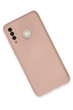 Uray store Huawei P30 Lite Kılıf Nano içi Kadife Silikon - Pudra - Görsel 3