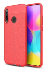 Uray store Huawei P40 Lite E Kılıf Auto Focus Kapak - Kırmızı