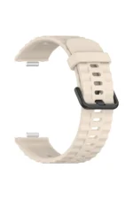 Uray store Huawei Watch Fit 3 Klasik Kordon - Bej - Görsel 3
