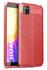 Uray store Huawei Y5P Kılıf Auto Focus Kapak - Kırmızı