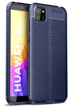 Uray store Huawei Y5P Kılıf Auto Focus Kapak - Lacivert