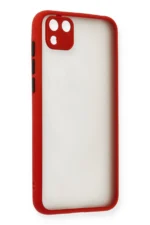 Uray store Huawei Y5P Kılıf Montreal Silikon Kapak - Kırmızı - Görsel 2