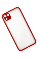Uray store Huawei Y5P Kılıf Montreal Silikon Kapak - Kırmızı - Görsel 3