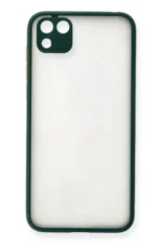 Uray store Huawei Y5P Kılıf Montreal Silikon Kapak - Yeşil