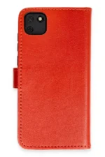Uray store Huawei Y5P Kılıf Trend S Plus Kapaklı Kılıf - Kırmızı