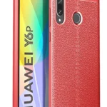 Uray store Huawei Y6P Kılıf Auto Focus Kapak - Kırmızı