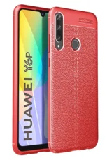 Uray store Huawei Y6P Kılıf Auto Focus Kapak - Kırmızı