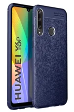 Uray store Huawei Y6P Kılıf Auto Focus Kapak - Lacivert