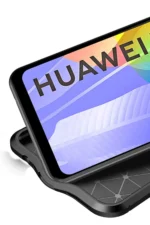 Uray store Huawei Y6P Kılıf Auto Focus Kapak - Siyah - Görsel 3